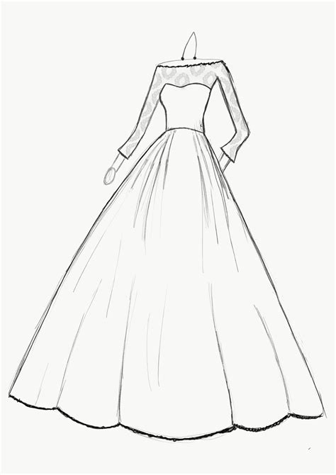 VINTAGE CHANNEL ELEGANT DRESS. HOW TO DRAW 